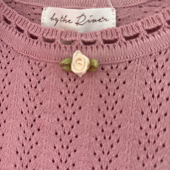 Pink Sleeveless Knit Top - Picture 4 of 4